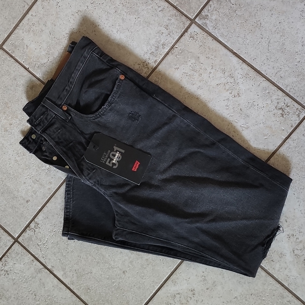 Womens Levi's 501 Skinny